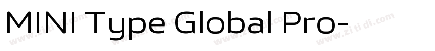 MINI Type Global Pro字体转换 MINI Type Global Pro字体转换